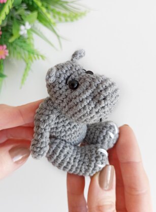 Crochet hippo pattern