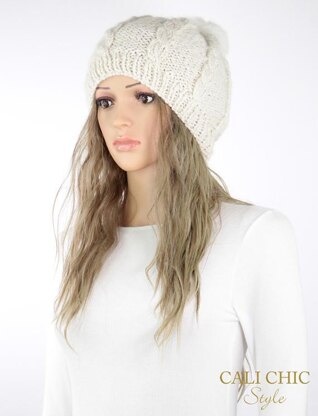 Leah Knit Pompom Hat #814