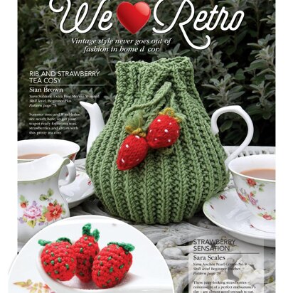 Rib and Stawberry Tea Cosy