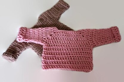 CROCHET PATTERN  Crochet Baby Sweater  - Baby Pullover - Easy crochet