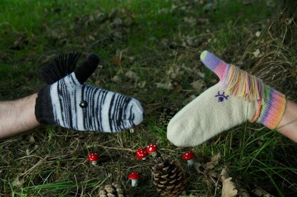 Zooey Unicorn Mittens light