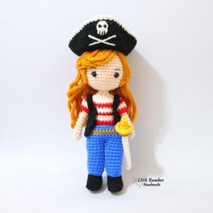 Mermaid, Pirate and Sailor Dress Up Doll