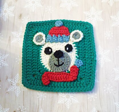 Bear Granny Square