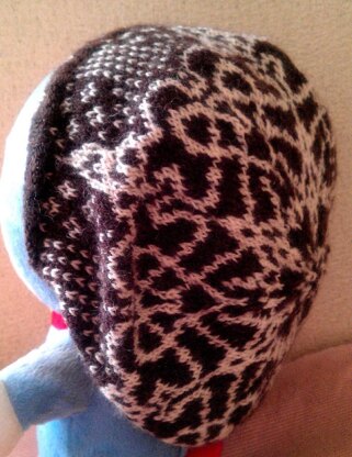 Snowflake Knot beret