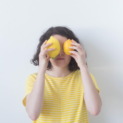 #StitchAwayStress Crochet Lemon Stress Ball