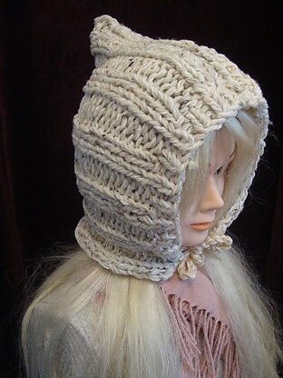 631 KNIT WINTER HOOD HAT, BABY TO ADULT