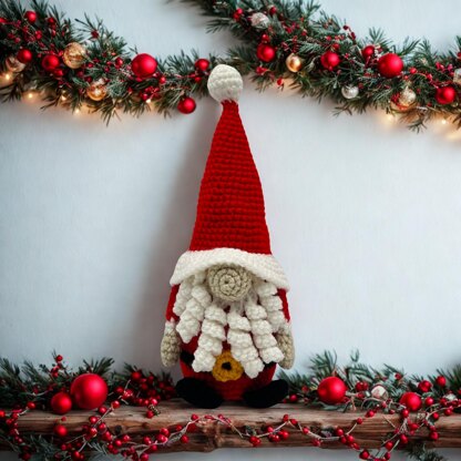 Santa Christmas Gnome Amigurumi