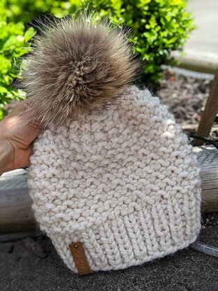 Snowflake Bulky Hat