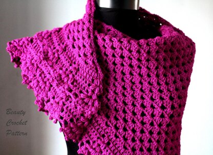 Raspberry Shawl