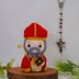Saint Augustine Catholic Priest Crochet