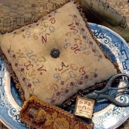 Homespun Elegance Alphabet Pillow - Purely Samplers Collection - HEPS58 - Leaflet