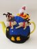 Santas sleigh ride tea cosy