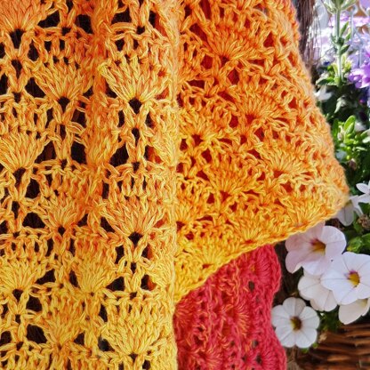 Following Sunrise Shawl