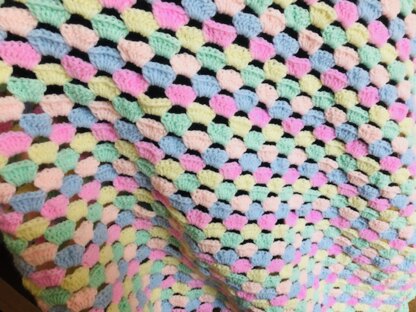 Pastel Shells Baby Blanket