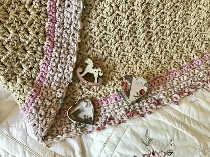 Abbey Victorian Baby Blanket