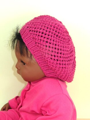 Baby Simple Lacey Tam Slouch hat