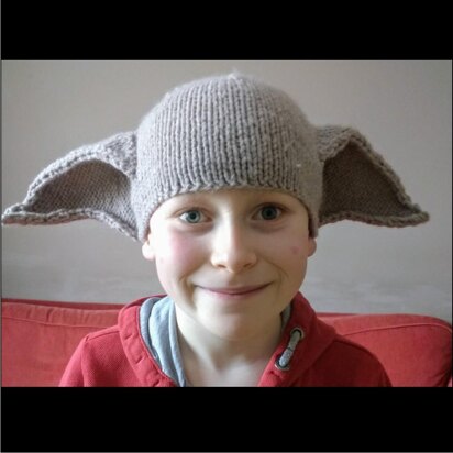 Dobby (or Yoda) Hat - knitting pattern