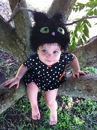 Black Kitty Cat Hat