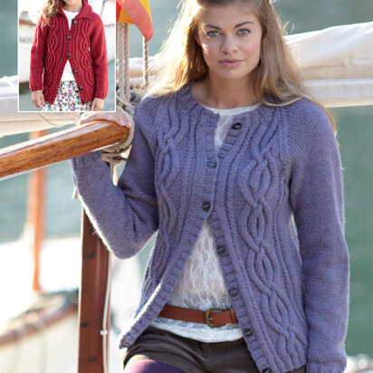 Jackets in Hayfield Bonus Aran - 9549 - Downloadable PDF