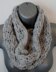 Cowl Infinity Scarf with Zig Zag Pattern