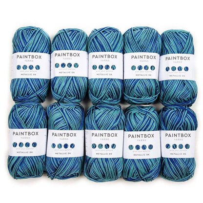 Paintbox Yarns Metallic DK 10 Ball Value Pack | LoveCrafts