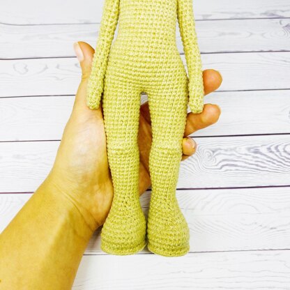 Amigurumi doll body, crochet doll body base, amigurumi body base