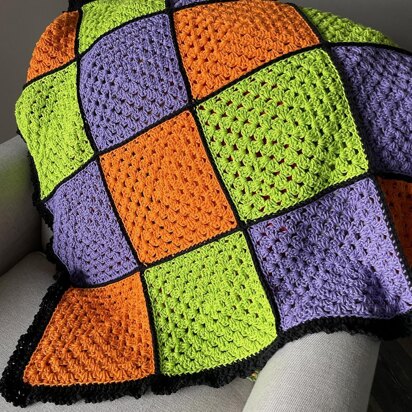 Halloween Granny Throw