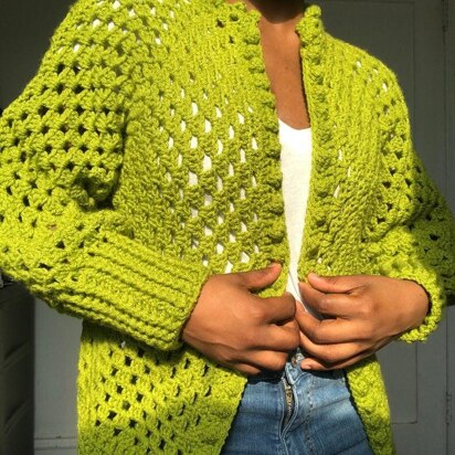 Crochet Hex Cardigan