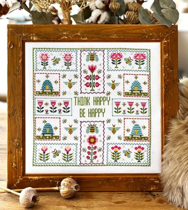 Historical Sampler Company Think Happy Be Happy