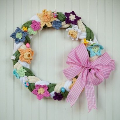 Spring Wreath in Universal Yarn Cotton Supreme