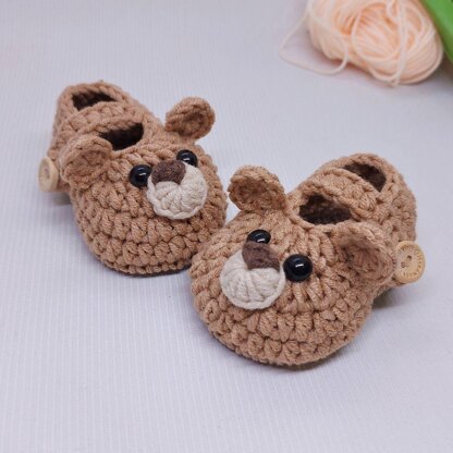 Bear Baby Booties