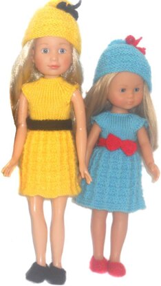 Mini Dress Set for Dolls