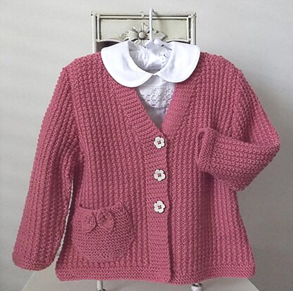 Textured Jacket / Cardigan with Pocket - P050