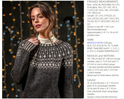 Esmeray Sweater in Berroco Vento - Downloadable PDF