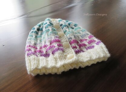 Ombre Bricks Ponytail Hat