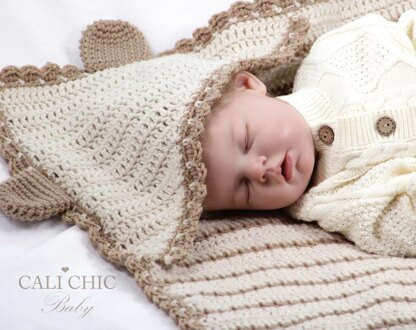 Little Bear Hooded Baby Blanket #157