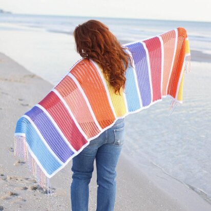 Summer Sunset Blanket Scarf