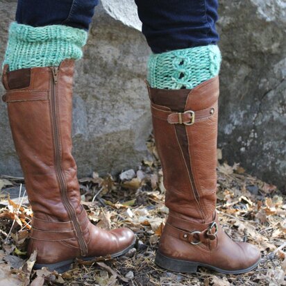 Marian Boot Cuffs - knitting pattern