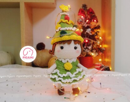 Christmas Peri Pin Crochet Pattern