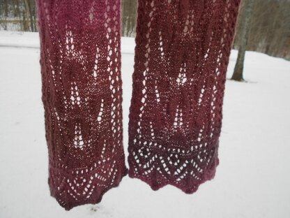 Grape Ivy Lace Scarf