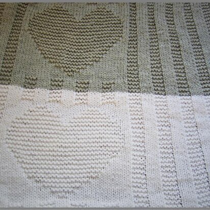 BIG Joyful Hearts - knitting pattern