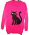 Childrens & Adults Black Cat Jumper