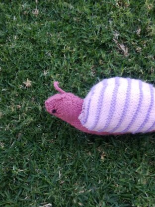 Knitted snail