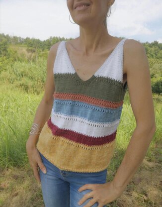 Iris tank top