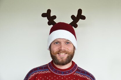 Super Festive Reindeer Hat!