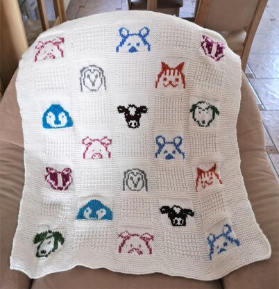 Animal Character Baby Blanket