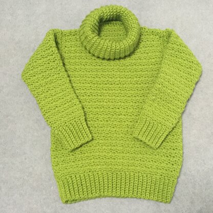 Childs aran jumper