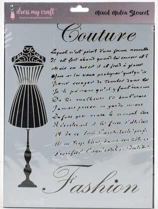 Dress My Craft Stencil A4 - Couture Fashion