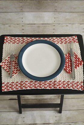 Rustic Woven Luncheon Set