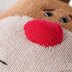 Red Nose Reindeer Cushion.
